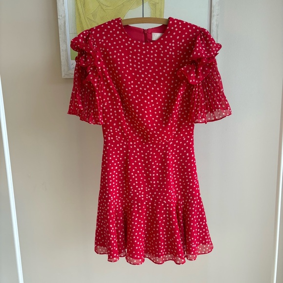 Keepsake the Label Moonshine Dress - Red White Polkadot Dress - Picture 7 of 8